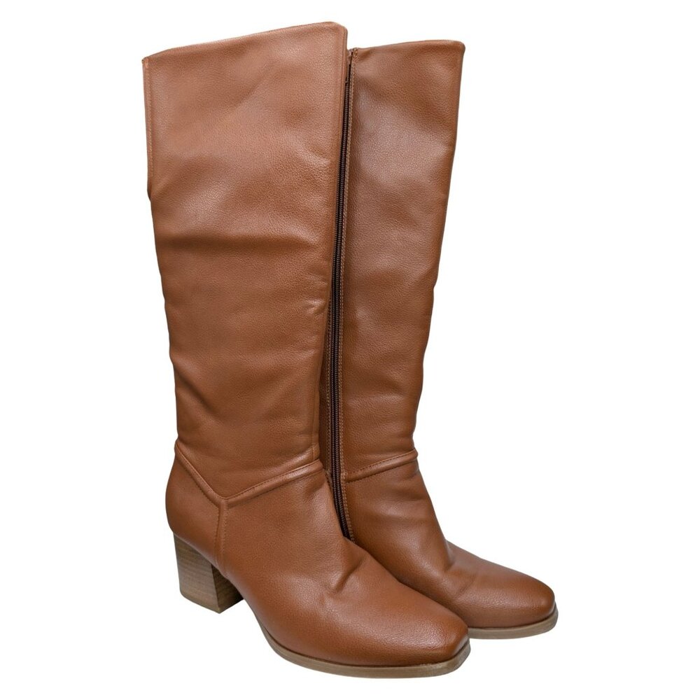 Baretraps Thalia Tall Boots Womens Walnut Brown Knee High Riding Boots Size 9 - Picture 5 of 16